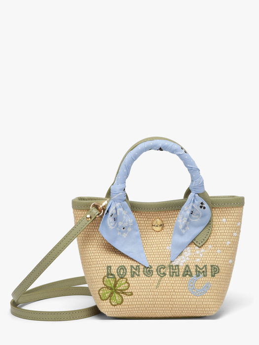 Longchamp Le panier pliage envol Sac porté main Vert
