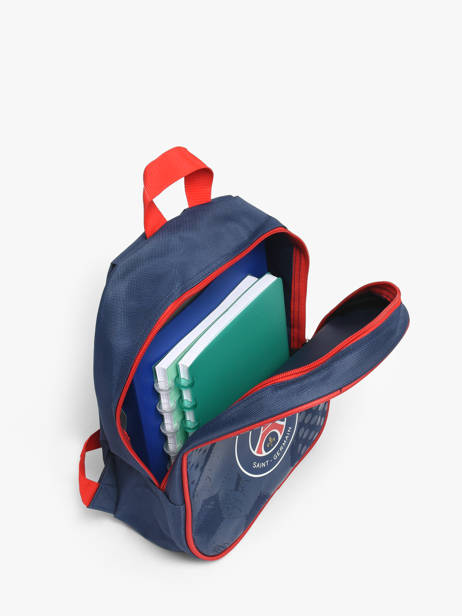 Rugzak 1 Compartiment Paris st germain Blauw psg 24BP201S ander zicht 3