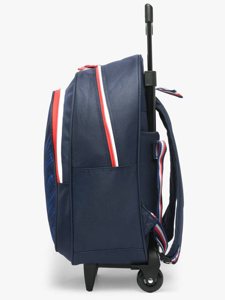 Rugzak Op Wieltjes 1 Compartiment Federat. france football Blauw fff 25BX204R ander zicht 2