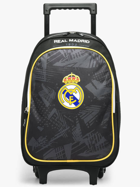 Rugzak Op Wieltjes 2 Compartimenten Real madrid Zwart real 26BR204R