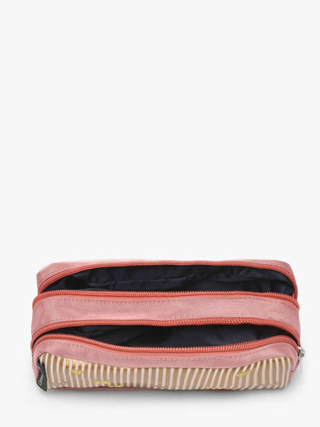 Trousse 2 Compartiments Caramel et cie Rose boheme FI vue secondaire 1