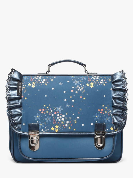 Boekentas 2 Compartimenten Caramel et cie Blauw boheme FI