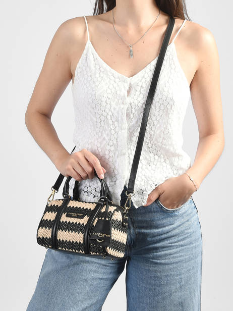 Cross Body Tas Mini Osier Italie Lancaster Zwart mini osier italie 72 ander zicht 1