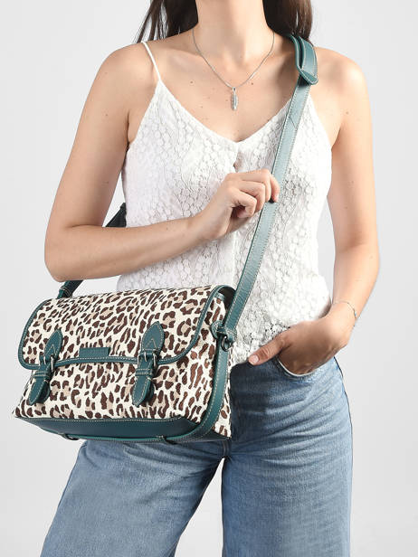 Cross Body Tas Loulou Cuir Et Raphia Paul marius Veelkleurig raphia LOULORAP ander zicht 1