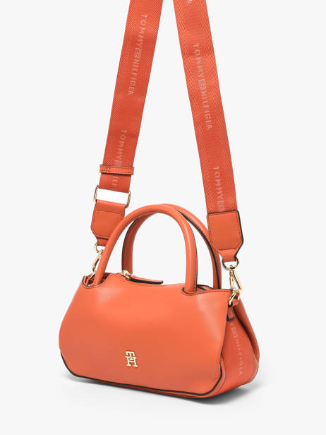 Handtas Th Logotape Tommy hilfiger Oranje th logotape AW18743 ander zicht 2