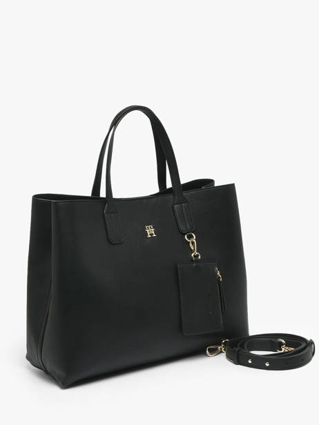 Handtas Th Icon Tommy hilfiger Zwart th icon AW18723 ander zicht 1