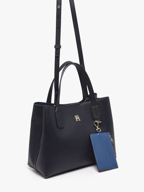 Handtassen Th Icon Tommy hilfiger Blauw th icon AW18722 ander zicht 1