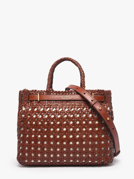 Handtas American Icon Tommy hilfiger Bruin american icon AW18734 ander zicht 3