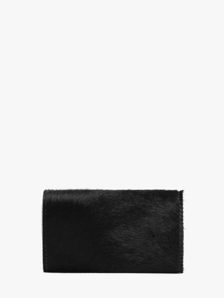 Porte-monnaie Cuir Etrier Noir agnes EAGN5018 vue secondaire 3