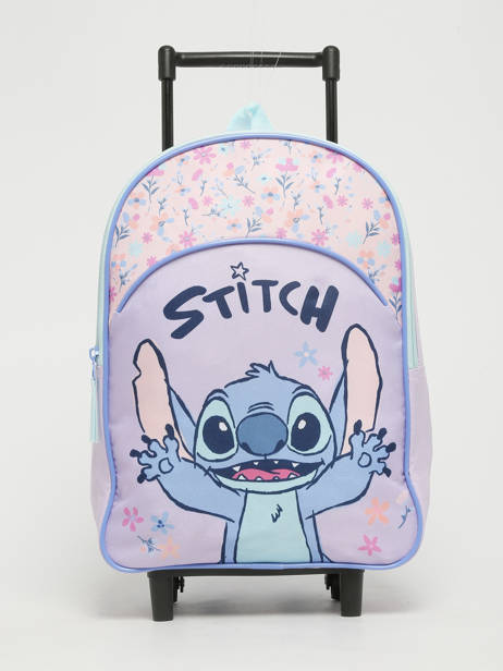 Sac A Dos à Roulettes 1 Compartiment Lilo & stitch Violet spring smiles 2105