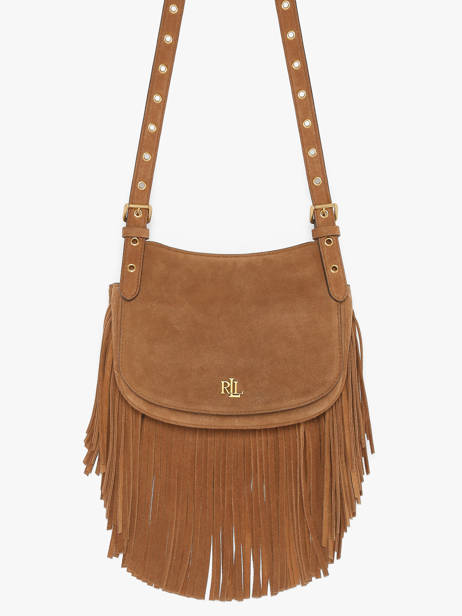 Cross Body Tas Dryden Lauren ralph lauren Bruin dryden 31P11793 ander zicht 1