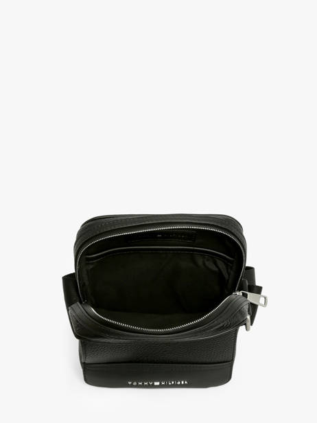 Cross Body Tas Tommy hilfiger Zwart central AM14433 ander zicht 2