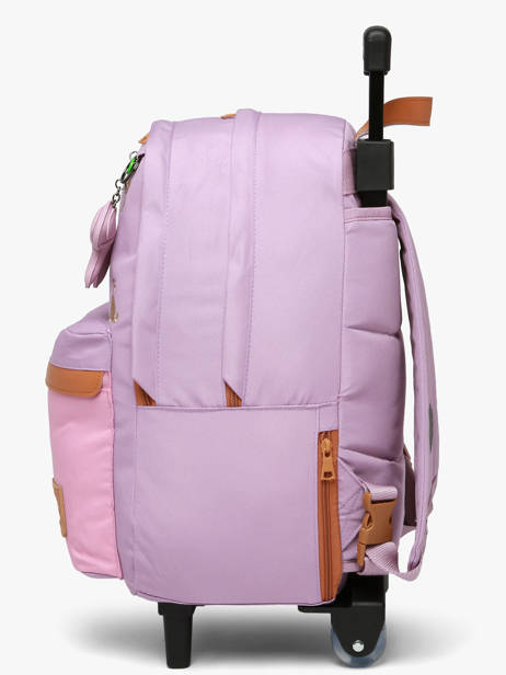 Rugzak Op Wieltjes 2 Compartimenten Tann's Violet les fantaisies f 73195 ander zicht 2