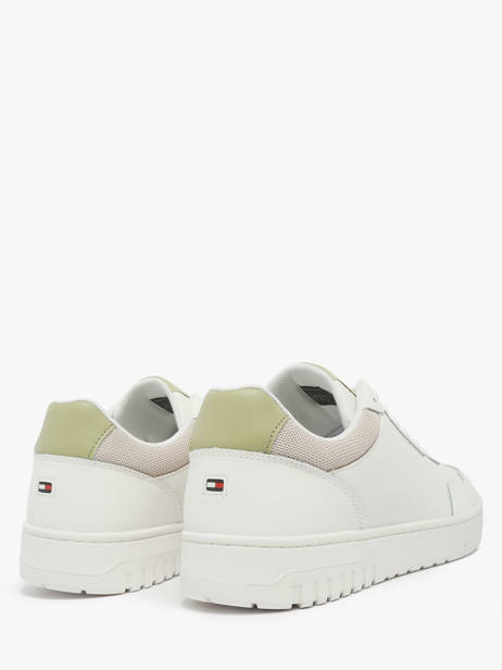 Sneakers Uit Leder Tommy hilfiger Wit men 5868YBL ander zicht 3