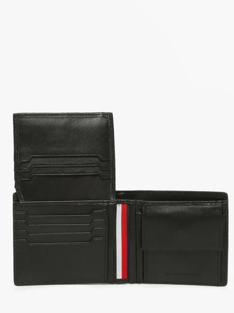 Portefeuille Leder Tommy hilfiger Zwart th soho AM14503 ander zicht 2