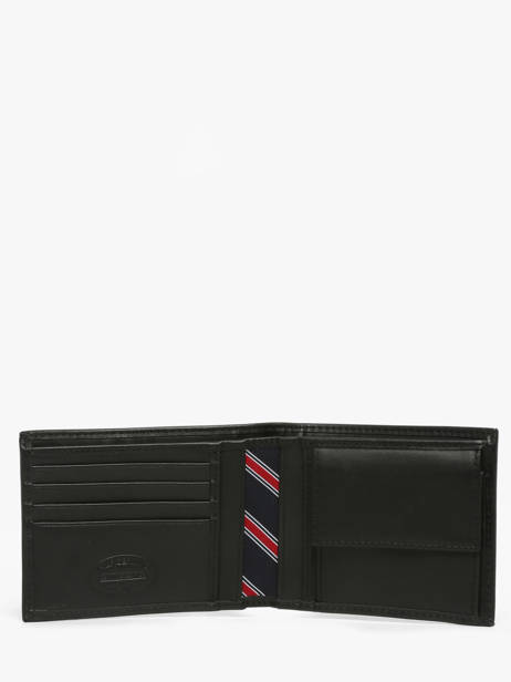 Portemonnee Leder Tommy hilfiger Zwart eton AM00651 ander zicht 1