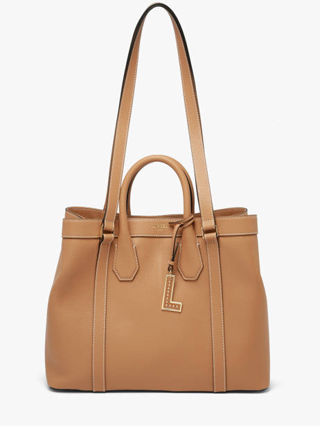 Schoudertas Belleville Leder Lancel Bruin belleville A14269 ander zicht 1