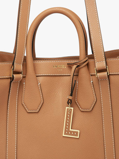 Schoudertas Belleville Leder Lancel Bruin belleville A14269 ander zicht 2