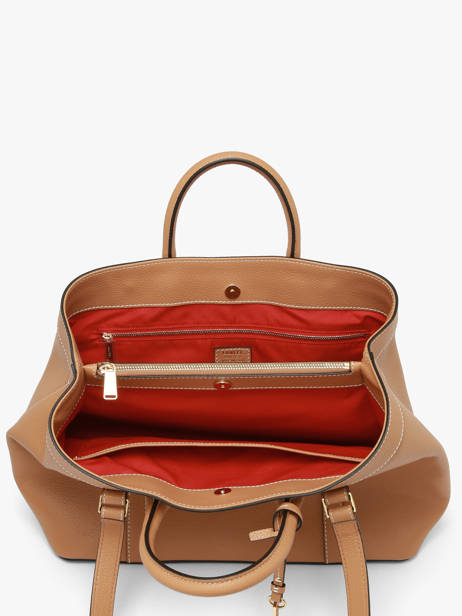 Schoudertas Belleville Leder Lancel Bruin belleville A14269 ander zicht 3