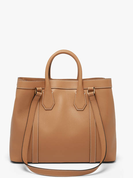 Schoudertas Belleville Leder Lancel Bruin belleville A14269 ander zicht 4