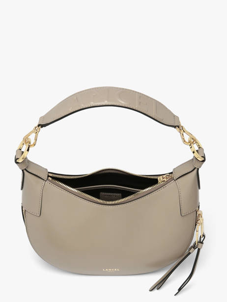 Cross Body Tas Origami Leder Lancel Grijs origami A13313 ander zicht 4