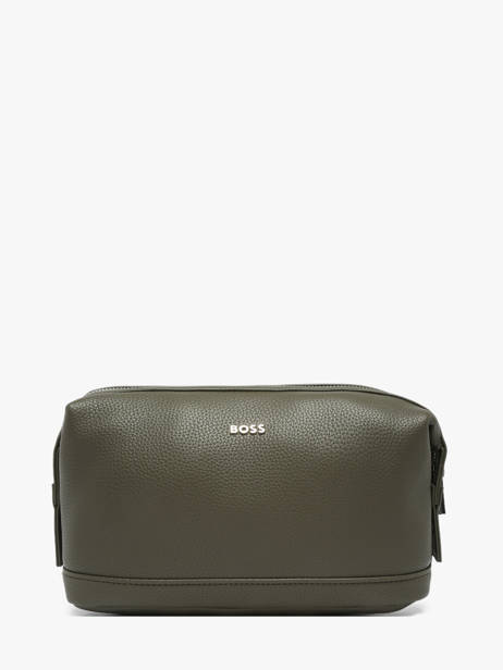 Toiletzak Hugo boss Groen grained HTC518T