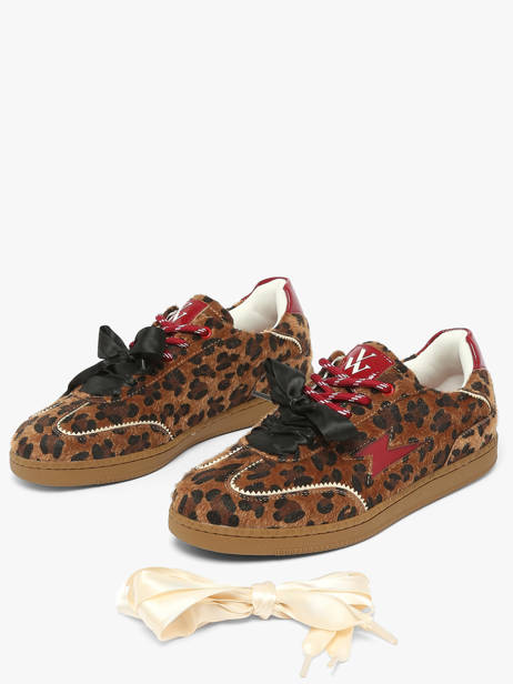 Sneakers Vanessa wu Bruin women BK2822LP ander zicht 1
