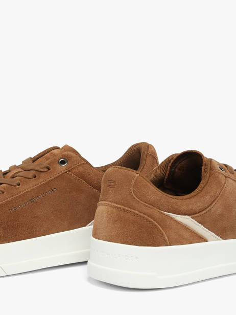 Sneakers En Cuir Tommy hilfiger Marron men 5880GVQ vue secondaire 2