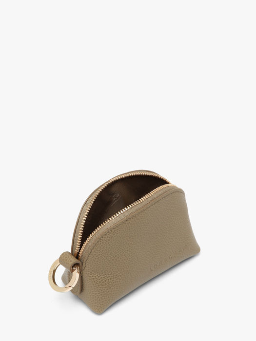 Longchamp Le foulonné Porte monnaie Vert