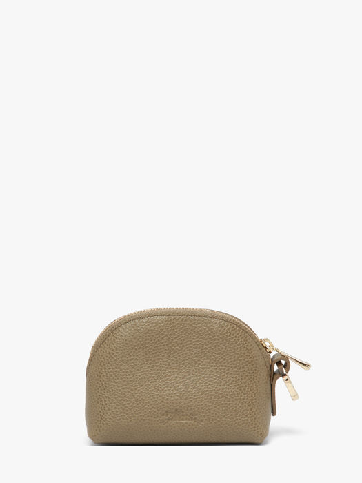 Longchamp Le foulonné Porte monnaie Vert