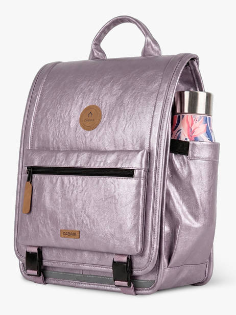 Rugzak 2 Compartimenten Cabaia Violet school L ander zicht 3