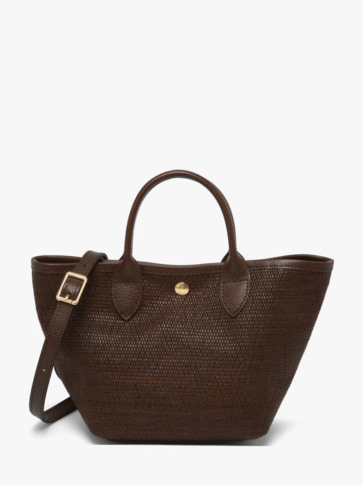 Longchamp Le panier pliage Cross body tas Bruin