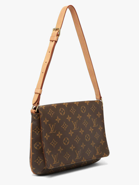 Schoudertas Second Life Louis vuitton Bruin second life SP0090 ander zicht 2