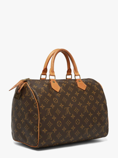 Handtassen Second Life Louis vuitton Bruin second life VI0912 ander zicht 2