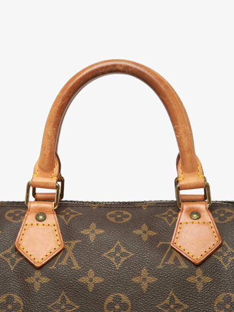 Handtassen Second Life Louis vuitton Bruin second life VI0912 ander zicht 3