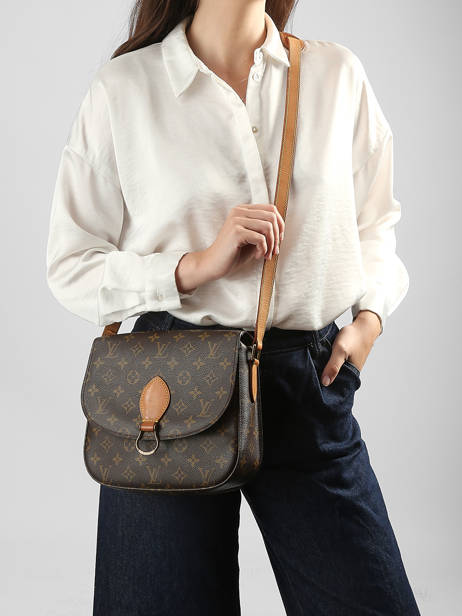 Cross Body Tas Second Life Louis vuitton Bruin second life M51242 ander zicht 1