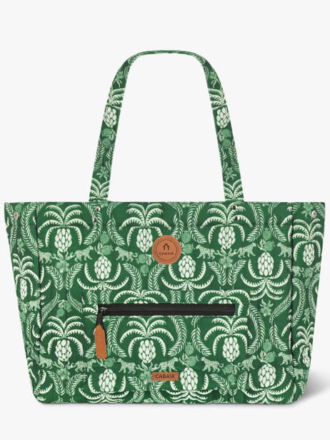 Schoudertas A4 Formaat Adventurer Gerecycleerd Polyester Cabaia Groen adventurer TOTEBAGL