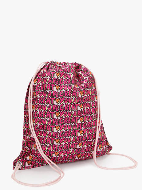 Sac De Sport Supertaboo Kipling Rose back to school KI5637 vue secondaire 4