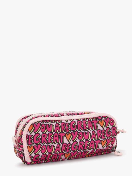 Trousse 3 Compartiments Back To School Kipling Rose back to school KI3560 vue secondaire 2