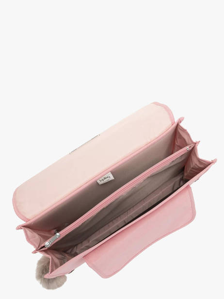 Boekentas 2 Compartimenten Kipling Roze back to school K12074 ander zicht 3
