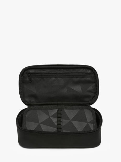 Pennenzak 1 Compartiment Satch Zwart pencil case 1203 ander zicht 2