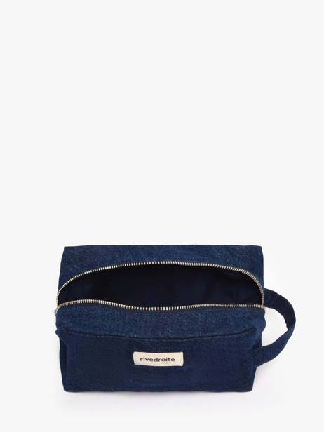 Toiletzak Tournelles Xl Gerecycleerd Katoen Rivedroite Blauw timeless TOURXTIM ander zicht 1