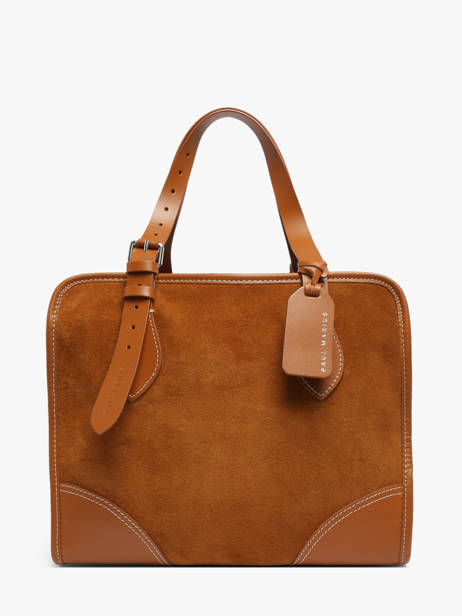 Sac Porté épaule La Suite Cuir Paul marius Marron la suite CABASSUI