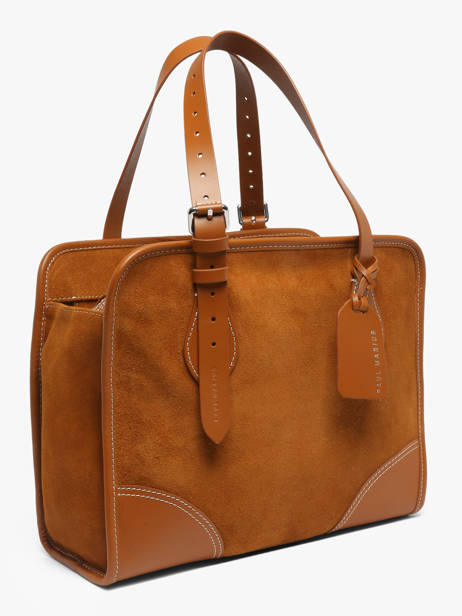 Sac Porté épaule La Suite Cuir Paul marius Marron la suite CABASSUI vue secondaire 1
