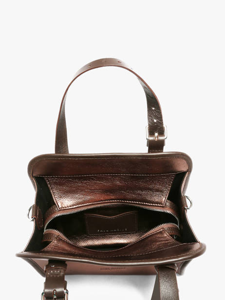 Handtas Vintage Leder Paul marius Bruin vintage S ander zicht 3