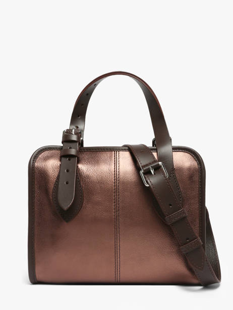 Handtas Vintage Leder Paul marius Bruin vintage S ander zicht 4