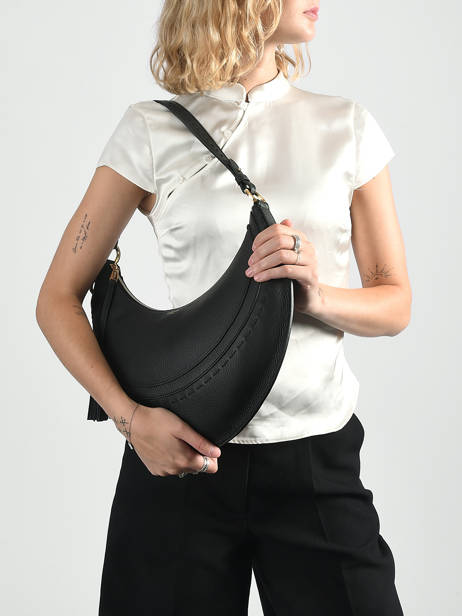 Sac Porté épaule Hoboheme Cuir Lancel Noir hoboheme A14217 vue secondaire 1