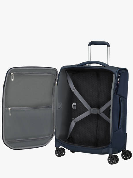 Handbagage Samsonite Blauw respark KJ3004 ander zicht 3