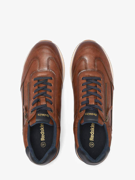 Sneakers Redskins Bruin men LAKEN ander zicht 3