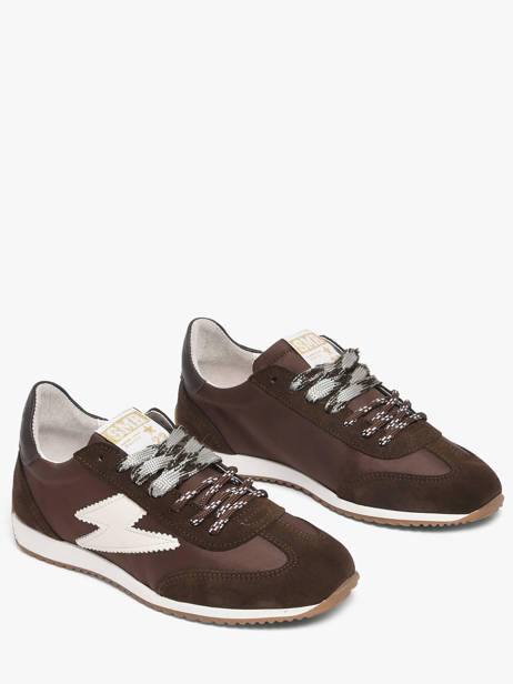 Sneakers Uit Leder Semerdjian Bruin women JUNEE278 ander zicht 1